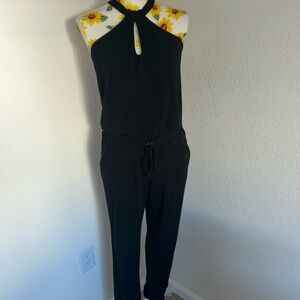 BB Dakota Elegant Black Keyhole Jumpsuit